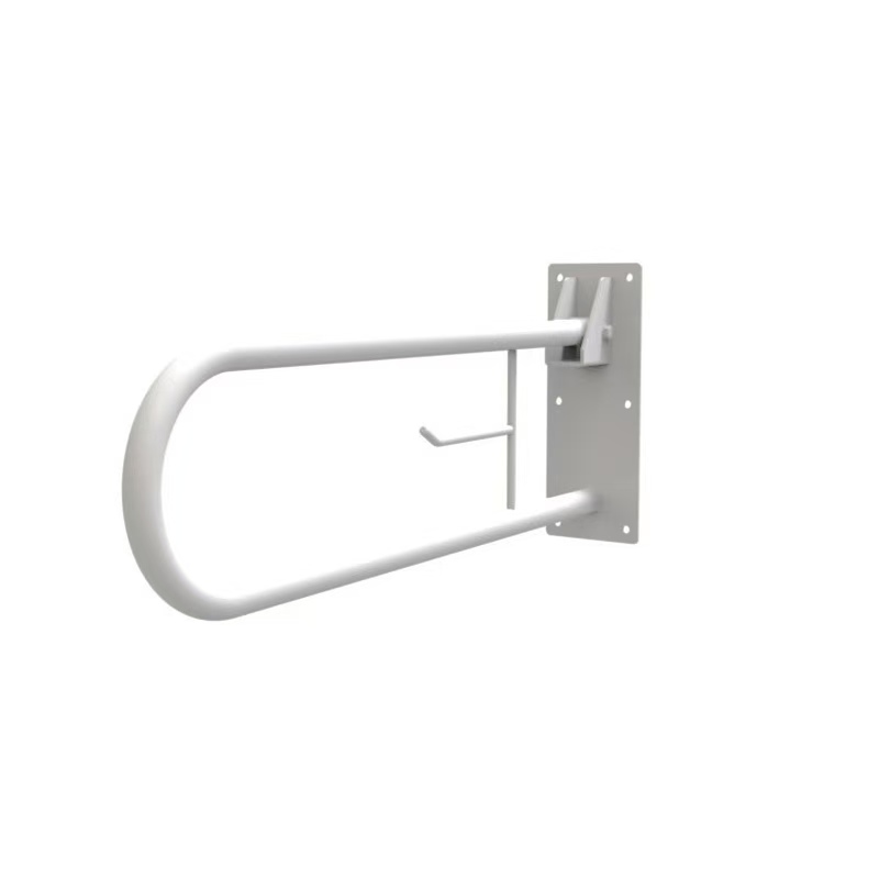 Flip Down White Grab Bar