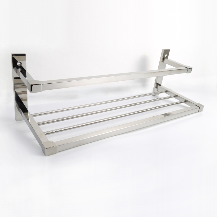Square double-layer towel rack