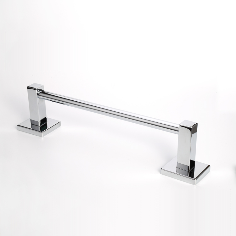 12-inch square single-bar towel rack